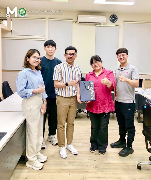 นักศึกษาหลักสูตรบัญชีบัณฑิต และหลักสูตรบริหารธุรกิจบัณฑิต คณะบริหารธุรกิจ มหาวิทยาลัยแม่โจ้ เดินทางไปฝึกสหกิจศึกษา ณ National Chin-Yi University of Technology  ไต้หวัน 